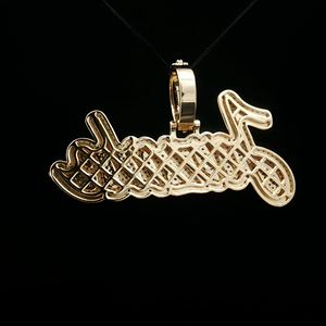 Colgante HipHop con Nombre Personalizado de Sheetal Diamonds, Diamantes Naturales de 2.52 Ct con Oro de 10KT para Fiestas y Regalos - Product Image 3