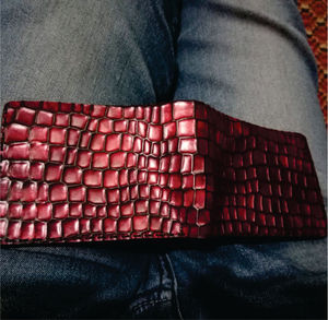 Portefeuille Mini Porte-Cartes en Cuir Véritable Fait Main de Luxe Vintage Pliant, Doux, de Haute Qualité, avec Rangement Facile, Diamants et Protection RFID – Vente en Gros - Product Image 3