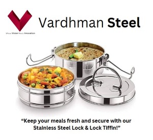 Boîte à lunch en acier inoxydable 7*2, boîte à lunch à prix abordable, boîte à lunch pour hôtel, restaurants et vos repas quotidiens - Product Image 2