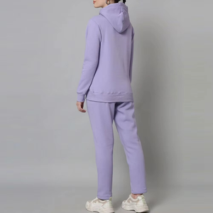 Ensemble de survêtement décontracté 2 pièces pour femme, personnalisé, couleur unie, réversible, séchage rapide, vente chaude - Product Image 5