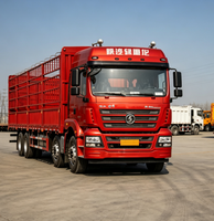 Camion de transport de marchandises à paroi latérale de 9,5 m, 8x4 Shacman M3000 350 CV pour la logistique de construction et le transport de marchandises en vrac