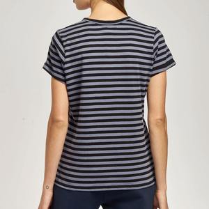 Camiseta de Algodón Suave de Corte Regular para Mujer, para Verano, Estilo Vintage, Ecológica, Uso Diario Informal, Suministro al por Mayor - Product Image 4