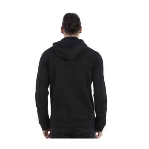 เสื้อฮู้ดขนแกะขนาดใหญ่สำหรับฤดูหนาวสำหรับผู้ชายใหม่2025โลโก้ที่กำหนดเองได้อย่างมีสไตล์100% ถักสีพื้นแบบไม่มีเชือกกันหดแห้งเร็ว - Product Image 4