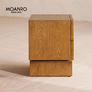 Top qualité moderne lumière luxe chambre rétro <span class=keywords><strong>en</strong></span> bois massif stockage Table de <span class=keywords><strong>chevet</strong></span> hôtel chez l'habitant appartement Table d'appoint - Product Image 3