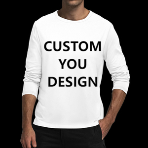 เสื้อยืดแขนยาวของผู้ชายเสื้อยืดผู้ชายแขนยาวแบบสั่งตัดได้ - Product Image 3