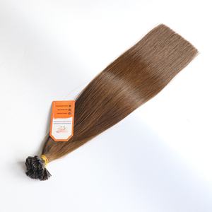 Fábrica al por mayor saludable 100% vietnamita Remy extensiones de cabello humano 8-34 "punta plana trama única todos los colores adecuados - Product Image 1