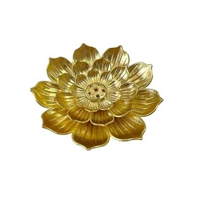 Soporte de varitas de incienso de madera Forma de moneda de madera de pino Incienso Ash Catcher Soporte de fragancia Marrón para oficina en casa (Juego de 2) - Product Image 3