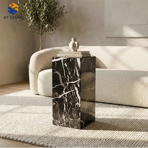 Prezzo di Fabbrica, Plinto in Marmo Calacatta Violet di Lusso, Forma Rettangolare Moderna Nordica, <span class=keywords><strong>Base</strong></span> Bassa per Arredamento Soggiorno e Ingresso - Product Image 5