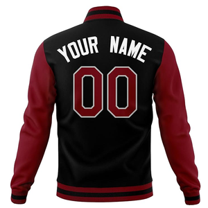 Chaqueta de béisbol Varsity personalizada de nuevo diseño de tendencia, chaqueta cortavientos Bomber con letras divididas, chaqueta ligera para adultos y jóvenes - Product Image 2
