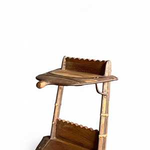 Traditional WOODEN BOOKSHELF <b>Vintage</b> Bookshelf handcrafted elegance living room Mix & Match Decor - MOQ 1 Container Only - Product Image 4