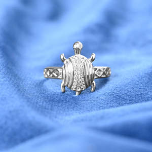 NOVAMART Fine Buy Premium 925 Pure Sterling <b>Silver</b> <b>Rings</b> for <b>Men</b> Rhodium Plated with Geometric Pattern Diamond Zircon Inlay Wedd - Product Image 3