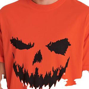 Qualité personnalisée halloween thermique 100% coton poids lourd à capuche fermeture éclair complète cordons personnalisables sweats à capuche - Product Image 1
