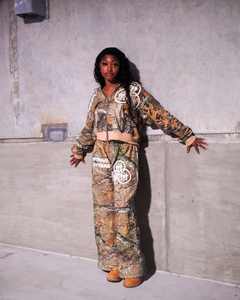 ชุดวอร์มออกแบบได้ตามต้องการสำหรับผู้ชายชุดวอร์มและมีฮู้ดแบบมีซิปรูดทรงหลวมแนวสตรีทชุดวอร์มกางเกงขาบานแนววินเทจ - Product Image 3