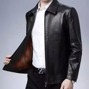 <b>Mens</b> <b>Slim</b> <b>Fit</b> Suede Leather <b>Jacket</b> With Bold Custom Made Logo Design Great For Outdoor Activities And City Use <b>jacket</b> for <b>men</b> - Product Image 4