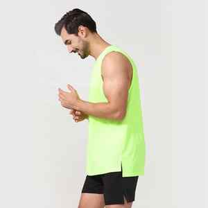 Débardeurs unis pour hommes Vente en gros en vrac Usine de vêtements de sport en coton Marque personnalisée Private Label Essentiels pour l'été Streetwear - Product Image 2