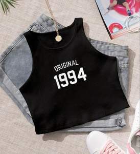 Débardeur d'Été Décontracté et Respirant pour Femme, en Coton Ajusté Coupe Courte - Product Image 2