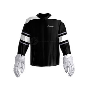Uniforme deportivo de hockey sobre hielo de poliéster 100% de secado rápido para hombres profesionales, conjunto cómodo con logotipo personalizado y nombre de equipo OEM - Product Image 5
