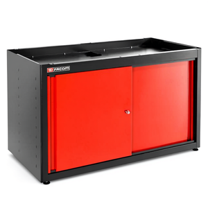Unidad de Almacenamiento Doble Facom con 2 Puertas Sólidas, Gabinete para Herramientas Rojo - Product Image 2