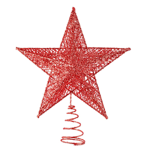 Venta al por mayor de fábrica personalizada árbol de Navidad media titular Metal colgante decoraciones fiesta lujo árbol de Navidad - Product Image 1