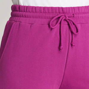 Pantalones Deportivos de Marca, Corte Regular, Pierna Ancha y Recta, con Cordón, Frente Plano, Casuales, Atléticos, 100% Algodón para Mujer - Product Image 2