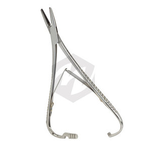 Portaagujas Mathieu, instrumentos médicos quirúrgicos, controlador de aguja de bloqueo de acero inoxidable, herramienta de mango de trinquete, sutura Dental de 14cm - Product Image 3