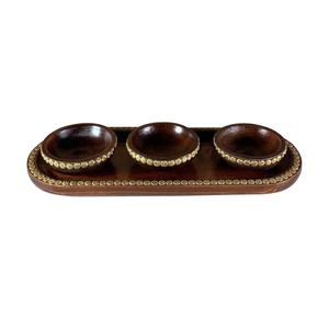 ถาดไม้สำหรับอาหารเย็นถาดเสิร์ฟอาหารร้านอาหารโรงแรมบ้านห้องครัวงานอีเวนต์อื่นๆถาดเสิร์ฟอาหาร - Product Image 1