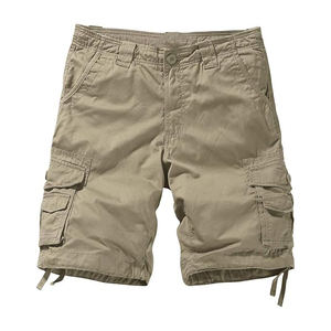 Premium Quality Lightweight Men's <b>Cargo</b> Shorts Quick Dry <b>Work</b> Shorts with Multi-Pockets 100% Cotton Solid Pattern Worest Fabric - Product Image 1