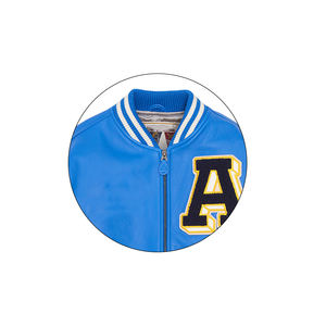 Veste de baseball à manches longues en laine vintage classique pour hommes High Street Outdoor Stand Collar Custom College Letterman Varsity Winter - Product Image 2