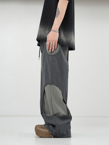 Pantalones Cargo de algodón para hombre con pretina ajustable, estilo de calle con múltiples bolsillos, ideal para senderismo y ropa de trabajo a la moda - Product Image 2