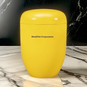 Urna de Metal de Color personalizado de estilo europeo para cenizas humanas y de mascotas, suministros funerarios al por mayor, tarro para cenizas de cremación de entierro conmemorativo - Product Image 2
