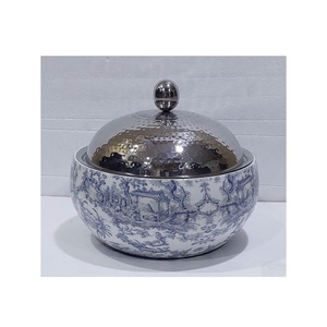 Pot chaud de forme ronde de buffet de nourriture de conception antique - Product Image 5