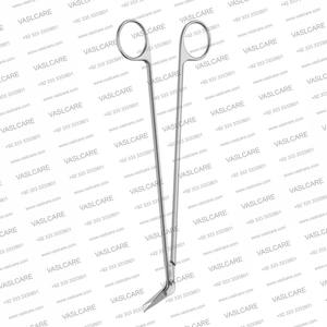 Ciseaux Potts Smith 25, 45, 60 coudés sur le côté, longueur totale 190mm en acier inoxydable allemand par Vaslcare - Product Image 5