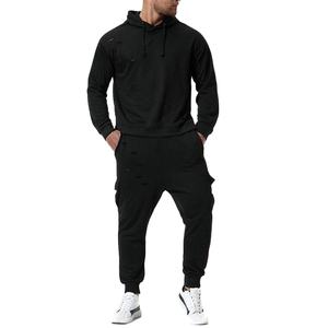 Top notch hommes Slim Fit en détresse survêtement Jogging porter avec grande taille caractéristique vente chaude conception à la mode pour l'hiver - Product Image 2