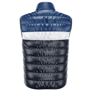 2025 Logo personnalisé imperméable brillant bulle gilet hommes hiver sans manches bouffant veste respirant brillant vêtements d'extérieur bouffant gilet - Product Image 3