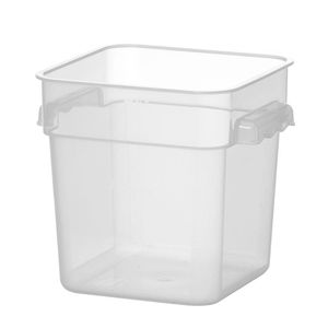 HENDI 3.8L Graduated Food Storage <b>Container</b> 190x190x(H)180mm - Product Image 1