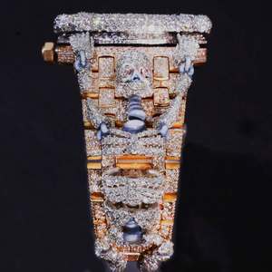 Reloj de Lujo de Acero Inoxidable de Alta Calidad para Hombre, con Esqueleto, Tiempo para Potenciar los Recuerdos, Diamante Moissanita. - Product Image 2