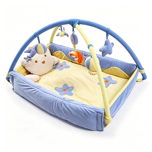 Tapis de jeu pour bébé personnalisé, tapis d'éveil licorne pour bébé, tapis de jeu pour nouveau-né avec jouets en peluche suspendus - Product Image 2