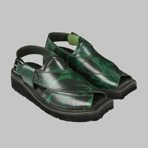 Élégant moderne fait à la main hommes peshawari chappal 100 pour cent en cuir pu dernière conception doux confortable semelle sur mesure durable - Product Image 1