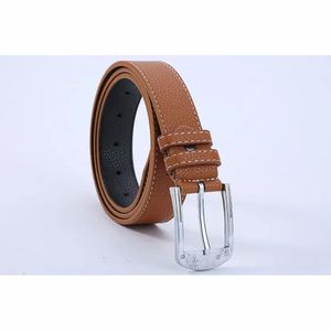Ceinture en cuir naturel de personnalisation OEM ODM acceptable pour les garçons Ceinture en peau de vache véritable de qualité avancée à la mode pour hommes - Product Image 4
