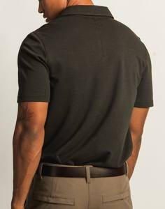 2025 camisetas de polo al por mayor hechas de mezcla de algodón transpirable con opción de bordado personalizado - Product Image 5