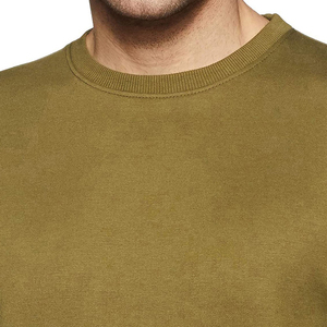 Nouveau design en gros meilleur haut Offre Spéciale hommes 100% polyester coton personnalisé polaire vierge ras du cou sweats - Product Image 3