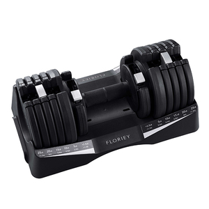 Venta caliente 27.5LB Mancuernas ajustables Pesos libres de color negro con mango ergonómico - Product Image 4