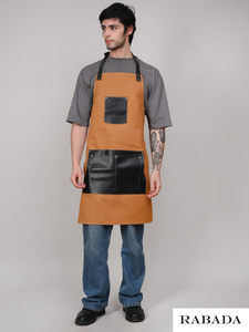 Nouvelle mode toile Denim résistant à l'huile, imperméable, tablier de cuisine respirant tablier en toile en gros de l'Inde - Product Image 5