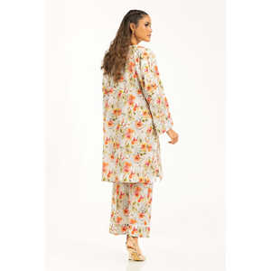 Ensemble Coordonné Décontracté IUSTTS-1111 pour Femmes – Collection Printemps/Été – Imprimé en Chiffon – Sans Col – 2 Pièces – Longueur Courte - Product Image 3