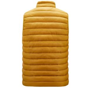 Veste matelassée sans manches personnalisée pour homme, en toile matelassée, col montant, légère, coupe-vent, rembourrée, design en gros - Product Image 5