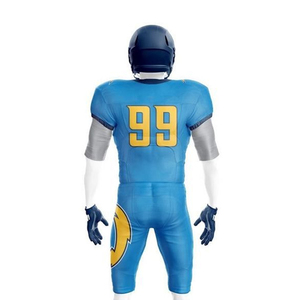 Uniforme de fútbol americano personalizable de alta calidad para jóvenes, pantalones de Jersey reversibles, números impresos transpirables cortos, nombres - Product Image 5