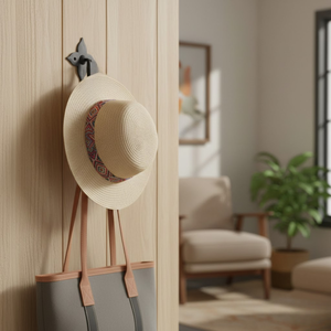 Crochet mural en forme de paon fait à la main |   Crochet en aluminium finition antique pour la décoration intérieure, l'organisation de pelouse et les cadeaux - Product Image 3