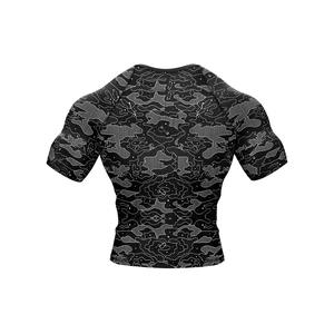 Rashguard pour homme à séchage rapide avec logo personnalisé à vendre Impression numérique Rashguard de natation pour homme Manches longues Rashguard de haute qualité - Product Image 5