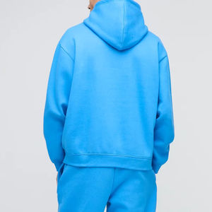 Alta calidad pesado 100% algodón bordado personalizado Streetwear Unisex de gran tamaño Logo sudaderas con capucha hombres ODM suministro para la temporada de otoño - Product Image 2