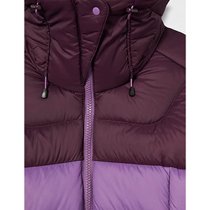 Chaqueta de invierno personalizable para mujer, Abrigo acolchado de lana cálido a la moda, Patchwork, Lino sólido de estilo callejero para ropa al aire libre - Product Image 4